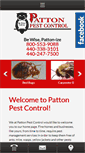 Mobile Screenshot of pattonpest.com